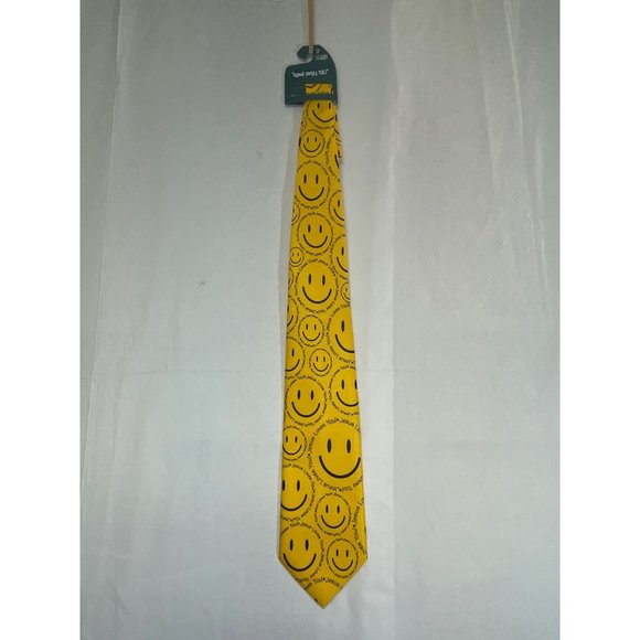 Jesus loves you. Thai walnut ridge polyester tie. NWT Vintage Yellow - Picture 1 of 7